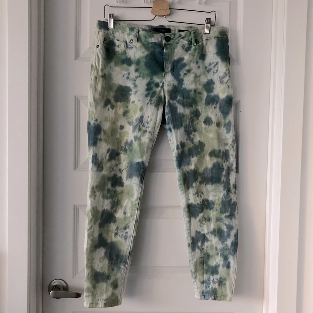 Jessica Simpson Tie Dye Ankle Jeans